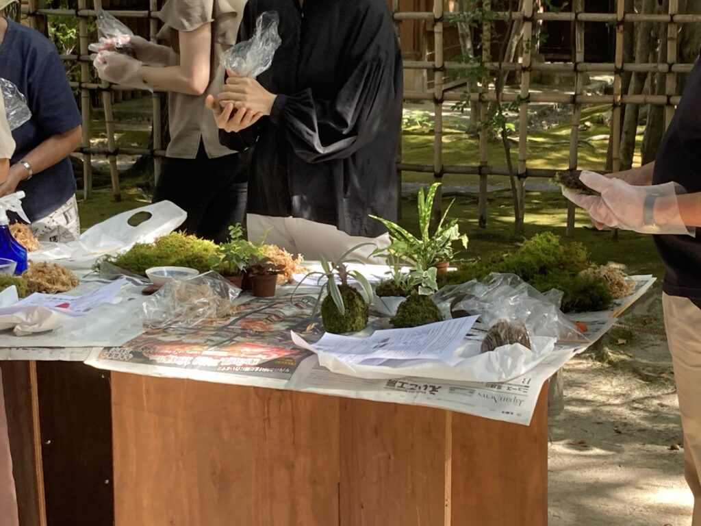 苔玉教室を開催しました